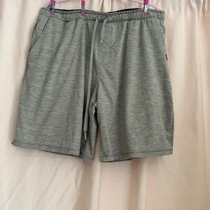 Eddie Bauer Gray Athletic Shorts with Elastic Waistband